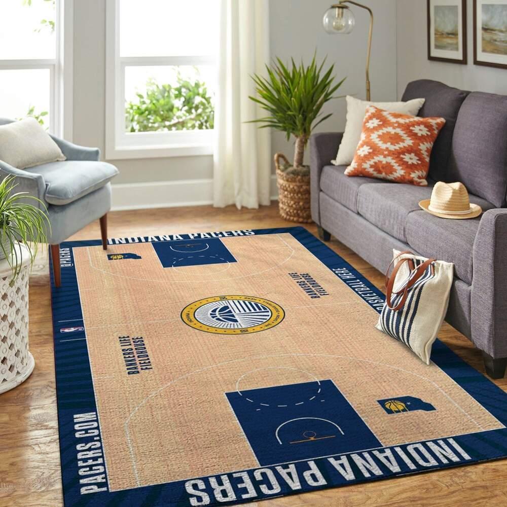 Indiana Pacers Court Area Rug Nba arpet