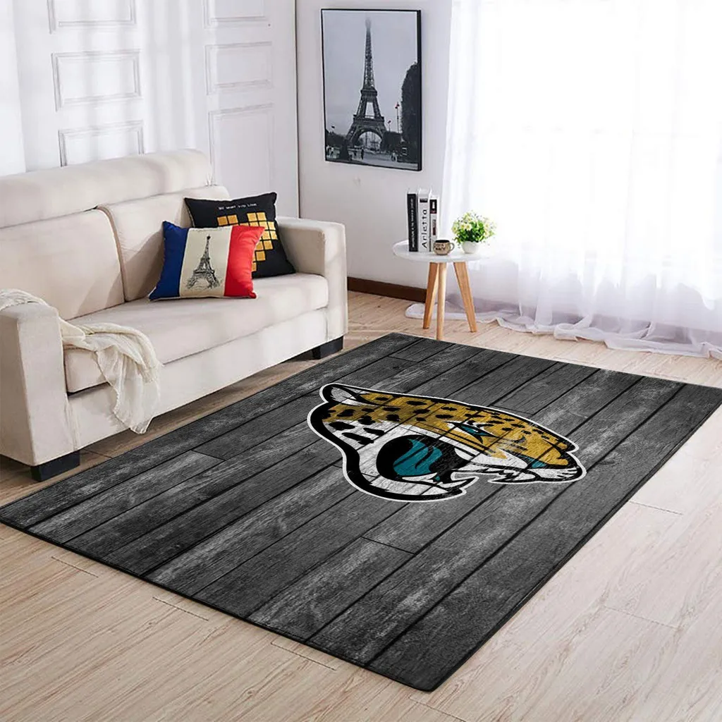 Jaguar Rug Modern Living Room Decor Carpet Yellow and Gray