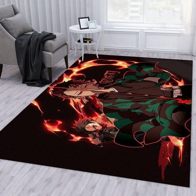 Kamado Tanjiro Demon Slayer Anime 1 Area Rug Carpet