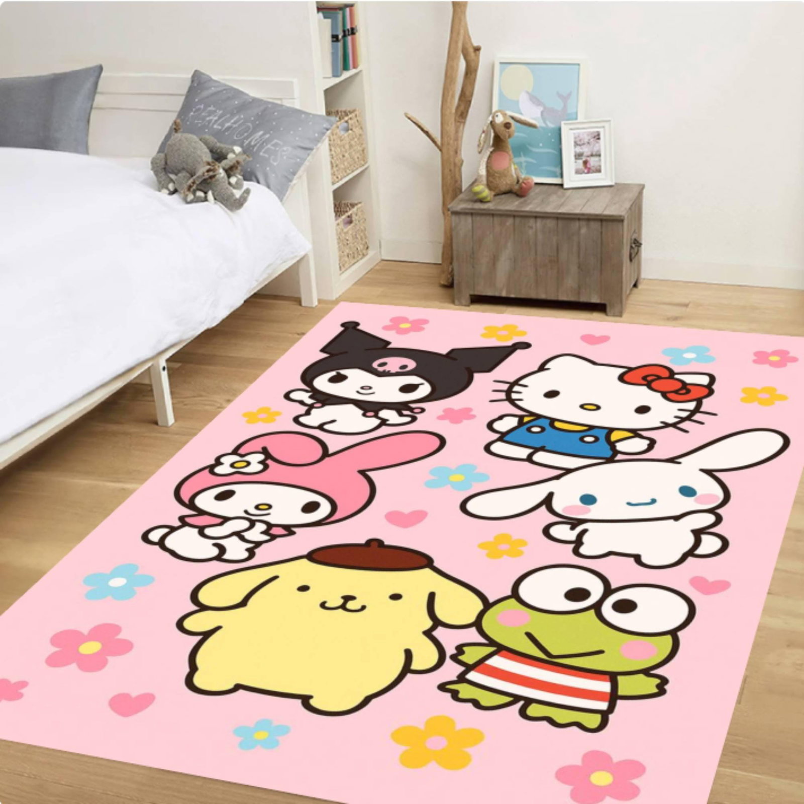 Kawaii Cartoon Rug - Kids Room RugsTVC1708392
