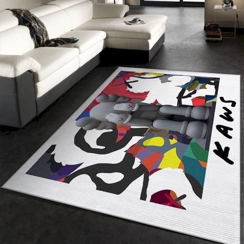 Kaws Rug Fashion Brand Rug Christmas Gift Us Decor Living Room Area Rug Home Decor