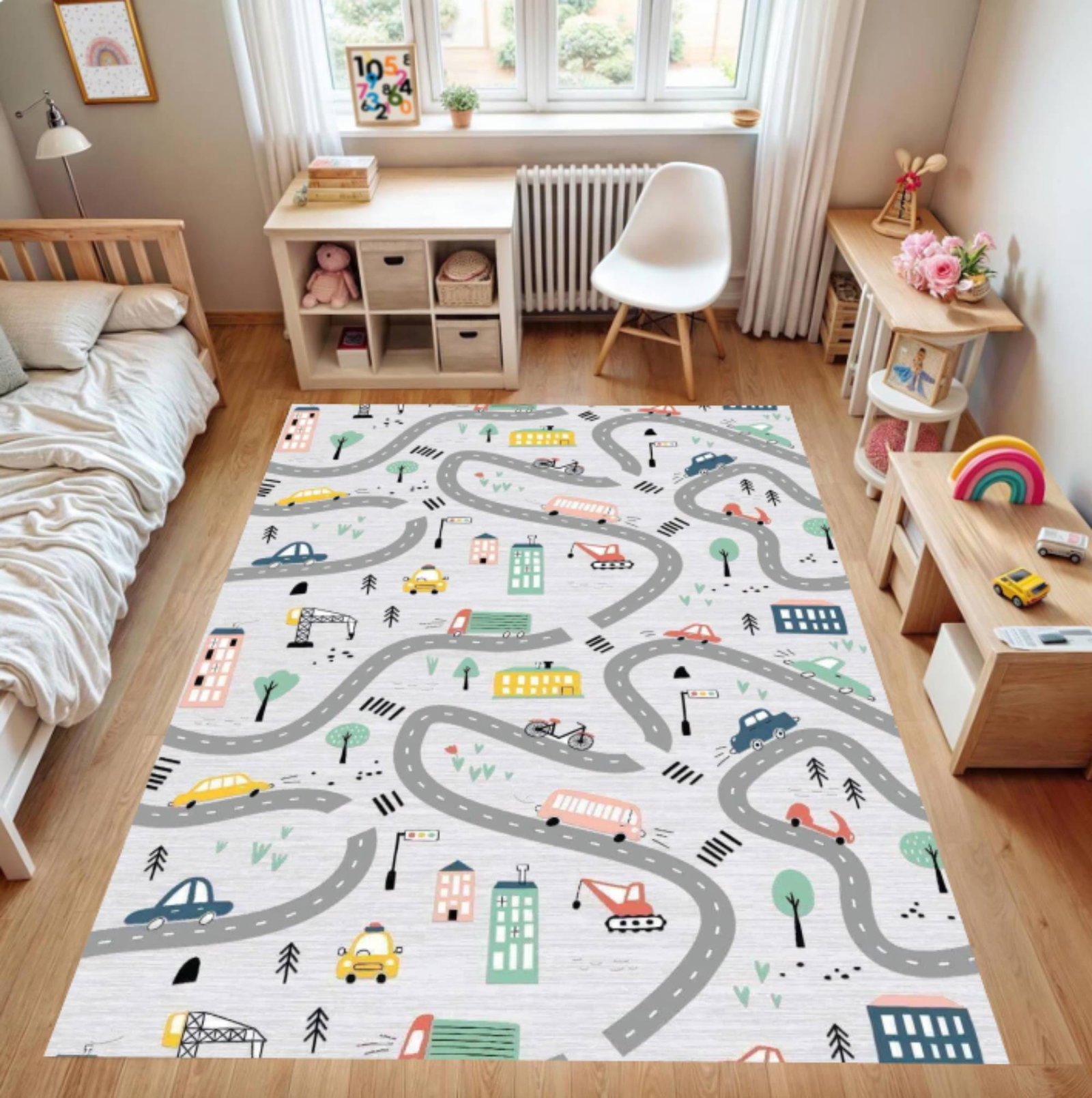 Kids City Road Map Play Rug â€“ Back to SchoolTVC1708379