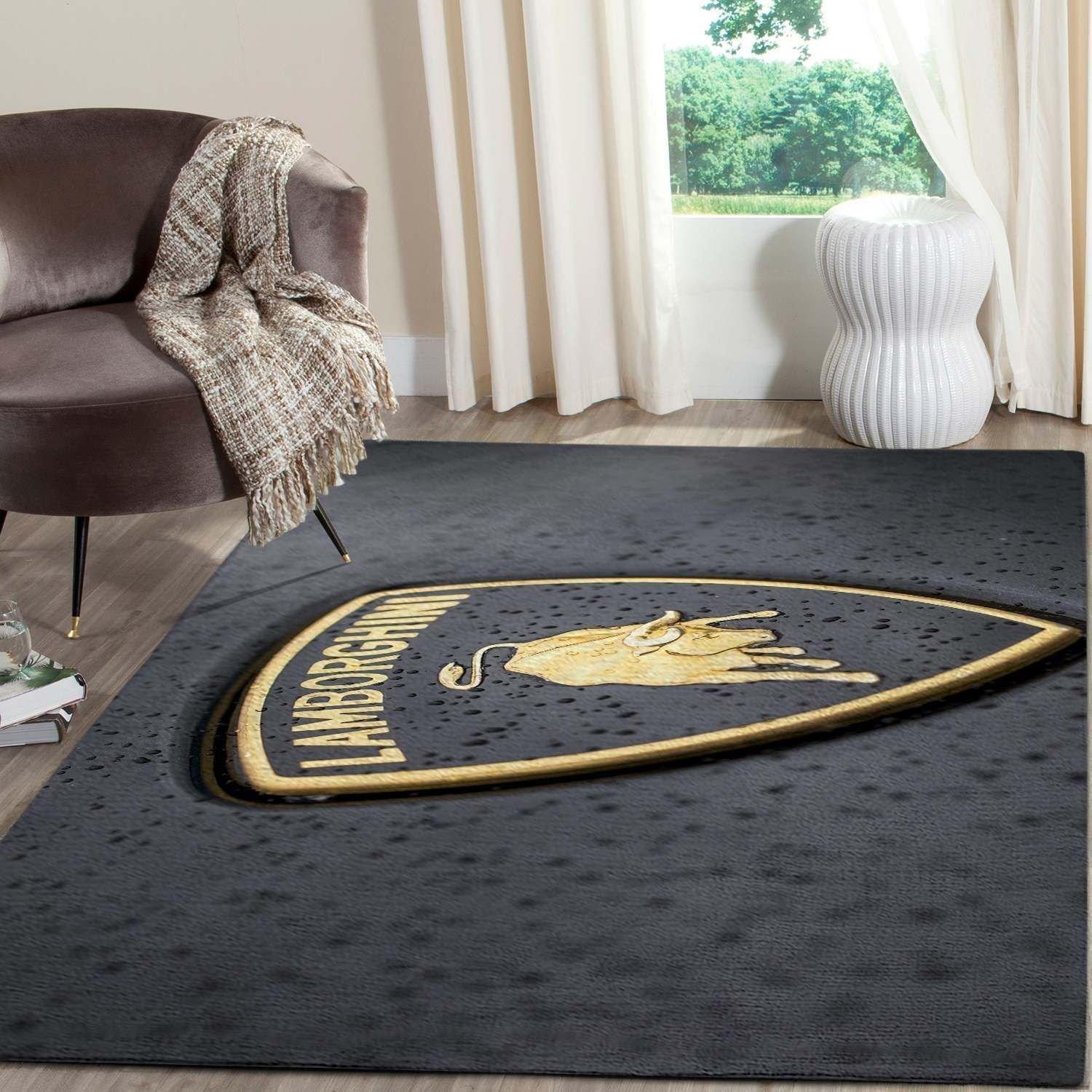 Lamborghini Logo Supercars Area Rugs Living Room Carpet Fn131205 Rug Carpet