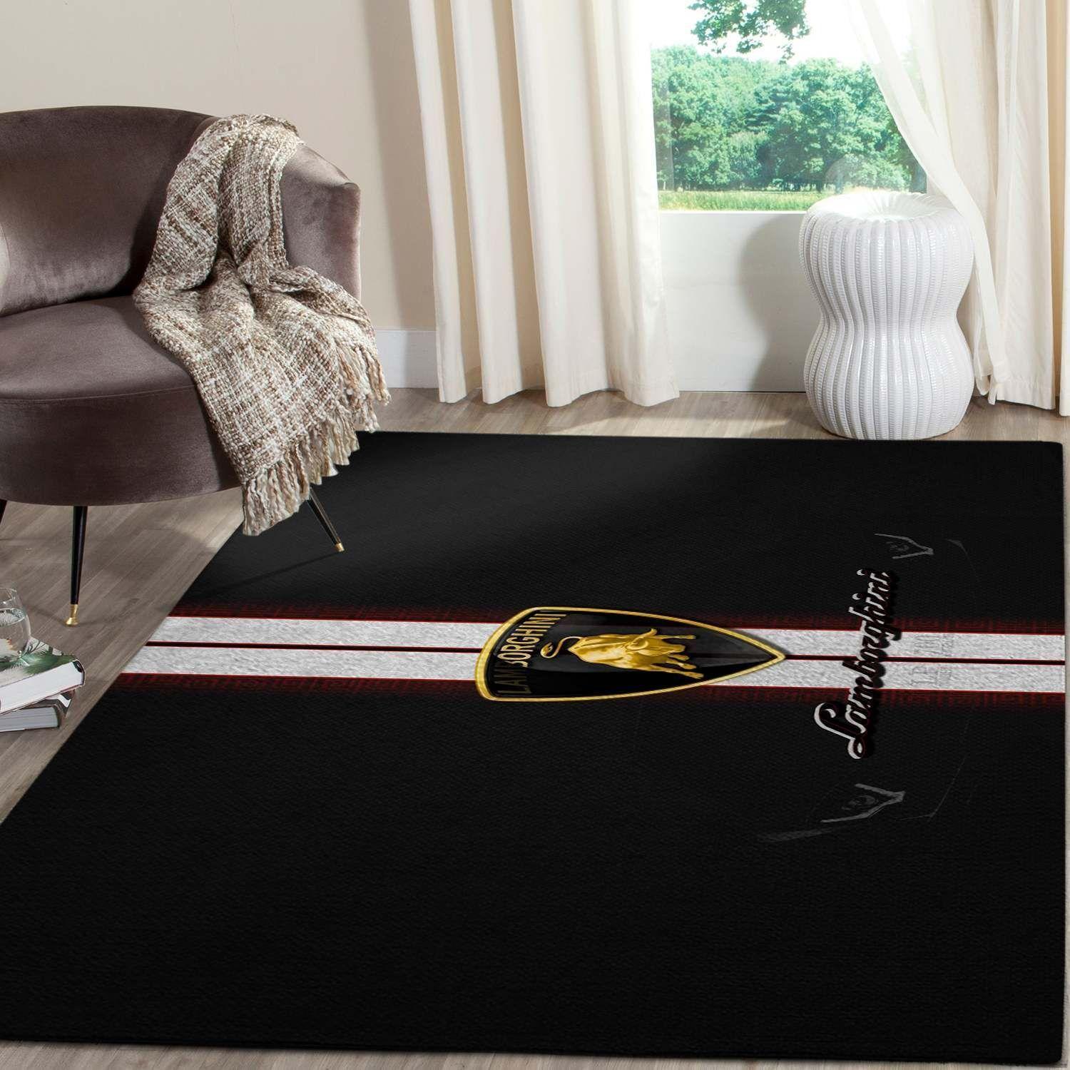 Lamborghini Logo Supercars Area Rugs Living Room Carpet Fn131206 Rug Carpet