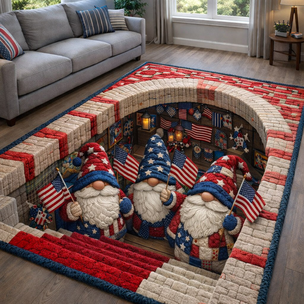 Liberty Legacy Area Rug - Non-Slip Washable 3D Print Rug for Living Room & BedroomTVC2108159