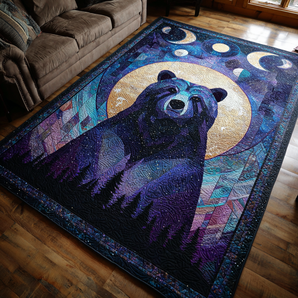 Majestic Bear Area Rug - Non-Slip Washable 3D Print Rug for Living Room & BedroomTVC2108127