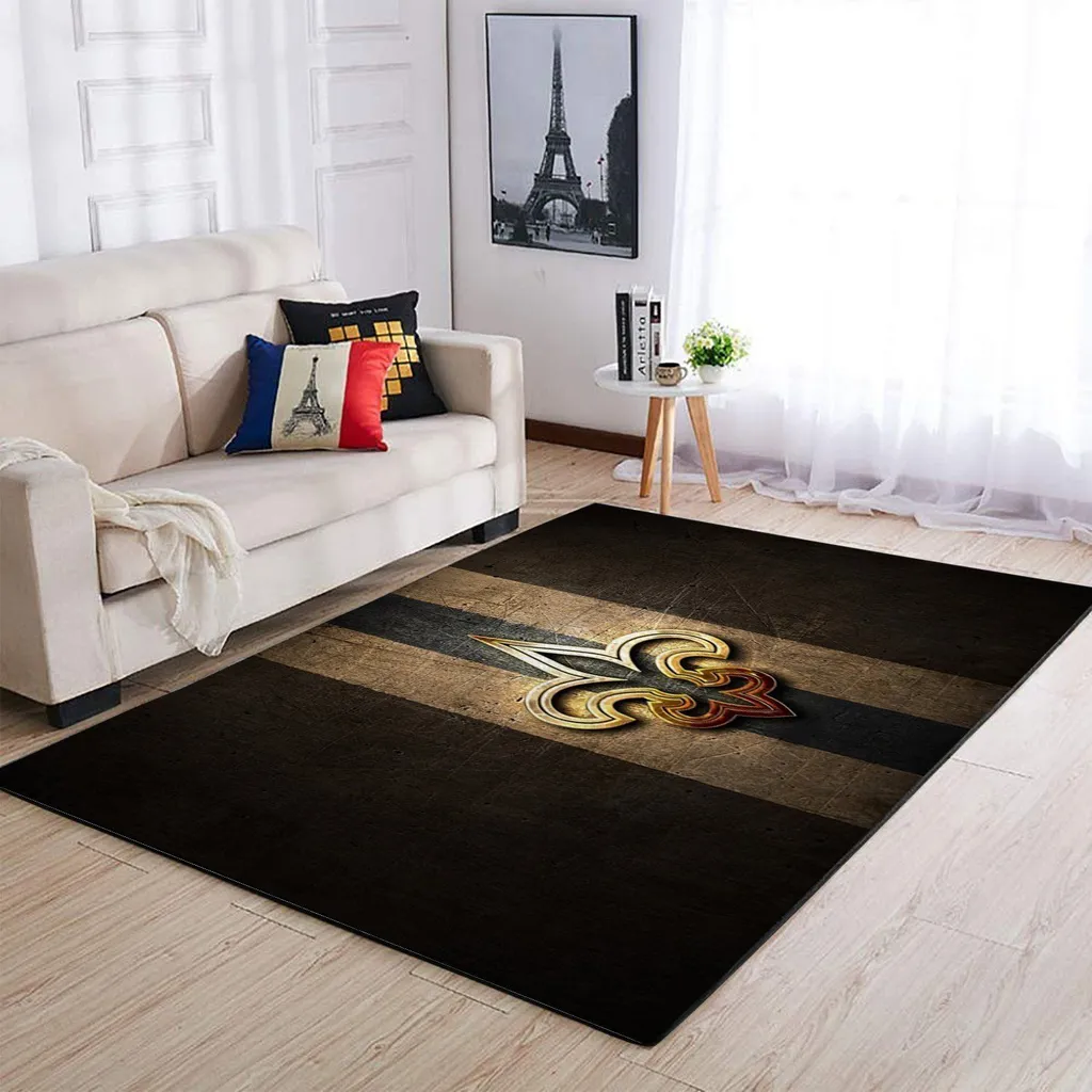 Modern Area Rug for Living Room Decor Beige and Black