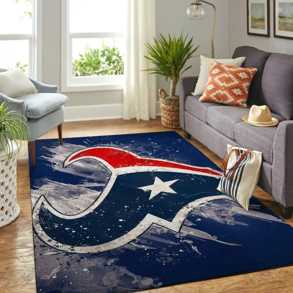 Modern Decorative Rug for Living Room Home Decor Blue and White