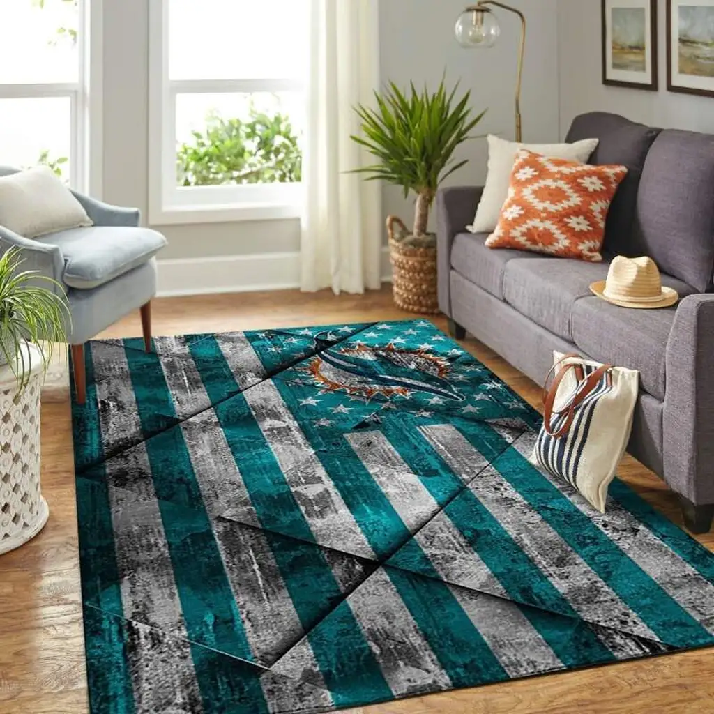 Modern Striped Area Rug for Stylish Living Room Decor Blue and Gray