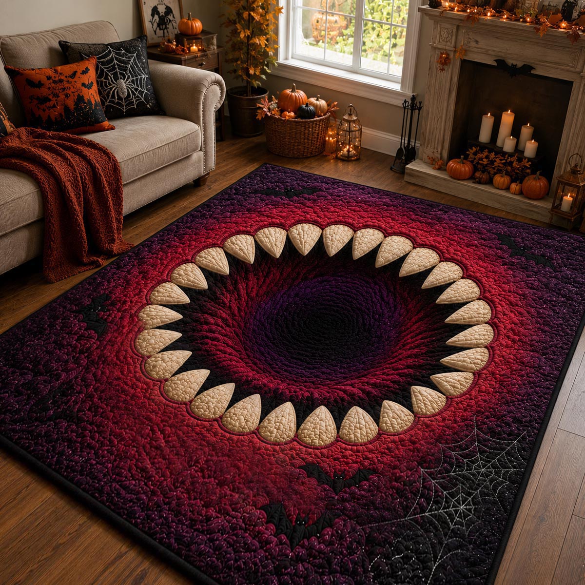 Monster Abyss Area Rug - Non-Slip Washable 3D Print Rug for Living Room & BedroomTVC210872