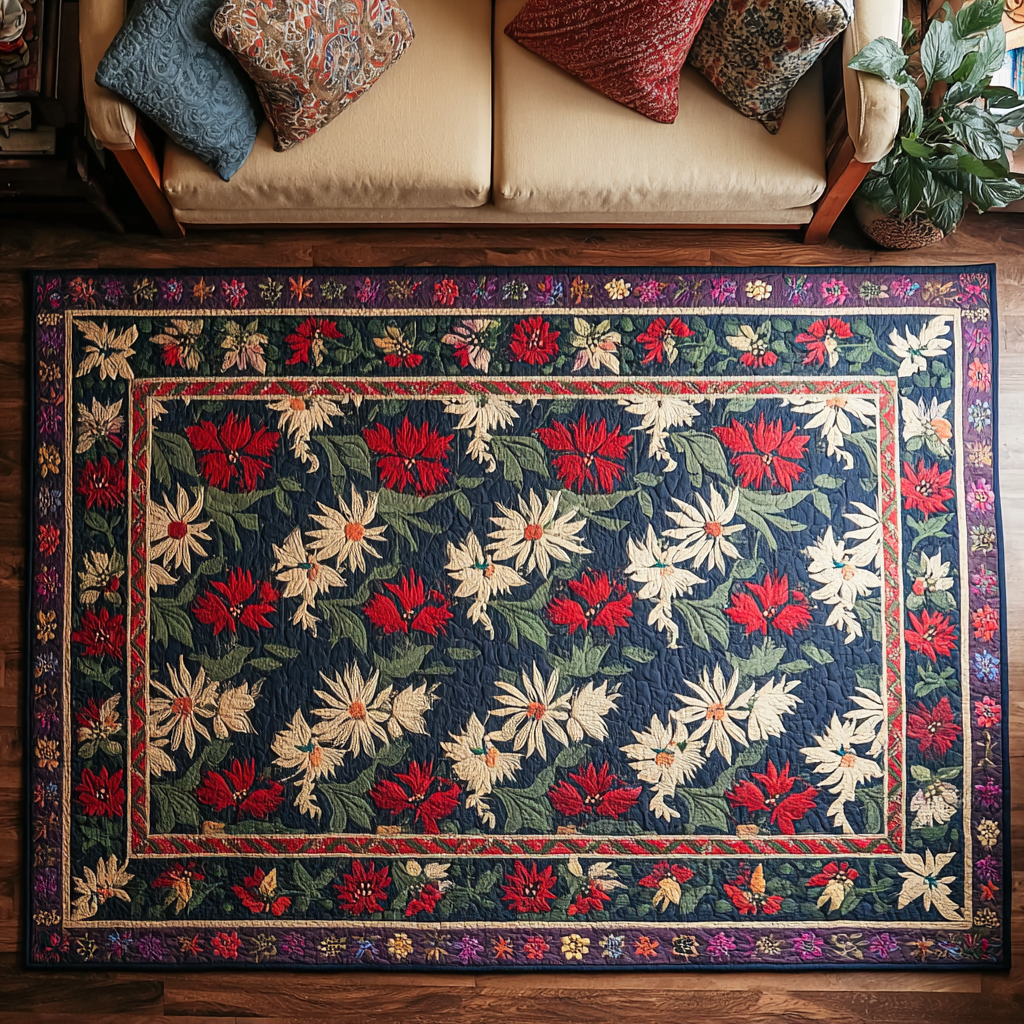 Nature Glow Area Rug - Non-Slip Washable 3D Print Rug for Living Room & BedroomTVC2108127