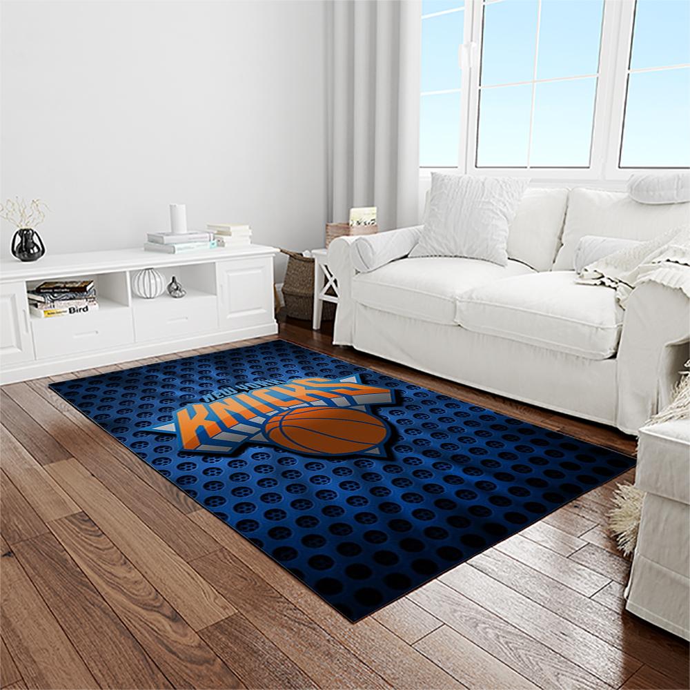 NBA New York Knicks Basketball Team Logo Rectangle Area Rug NYK14