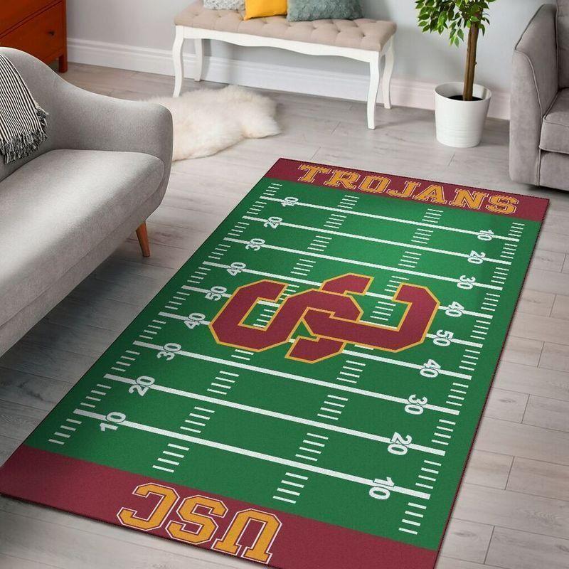 NCAA Usc Trojans Area Rug Carpet
