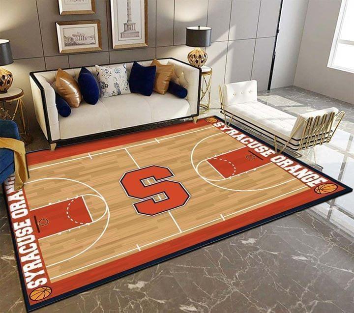 NCAAÂ Syracuse Orange Basketball Yard Fan Rug Living Room Rug Regtangle Carpet