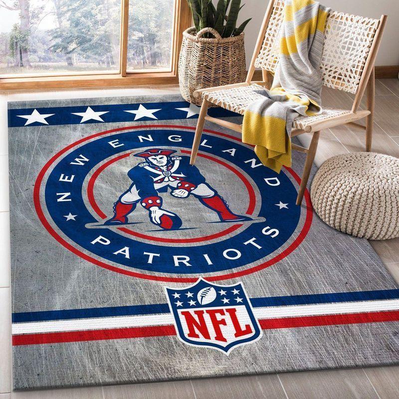 Ne Patriots Circle Nfl 1 Area Rug Carpet