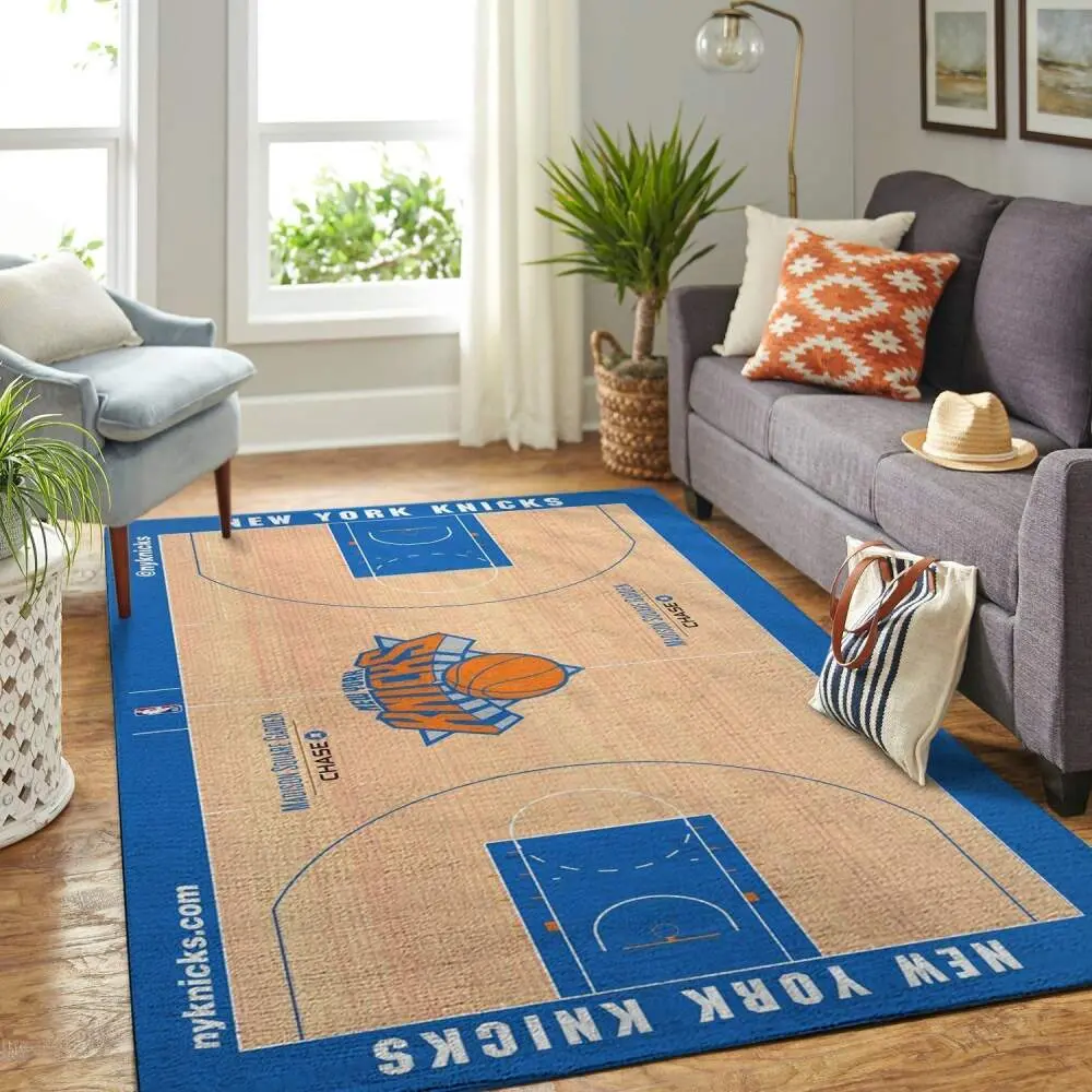 New York Knicks Court Area Rug Nba Carpet