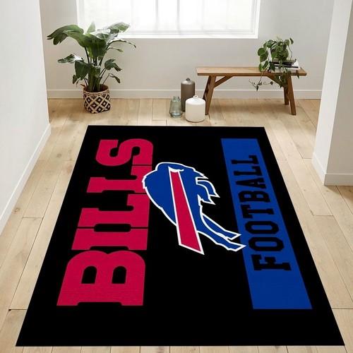 NFL Buffalo Bills Area Rug Non-Slip Football Carpet