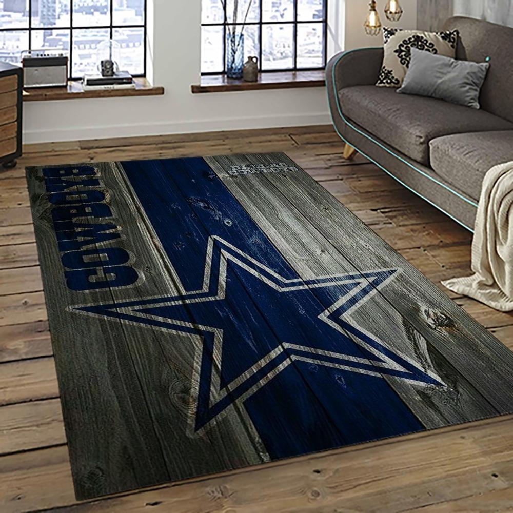 NFL Dallas Cowboy Football Team Logo Sport Carpet Rectangle Area Rug For Living Room Home Room Decor DACB29