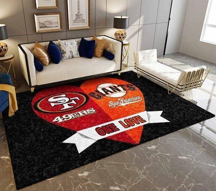 NFL San Francisco 49Ers Giants Area Rug Carpet