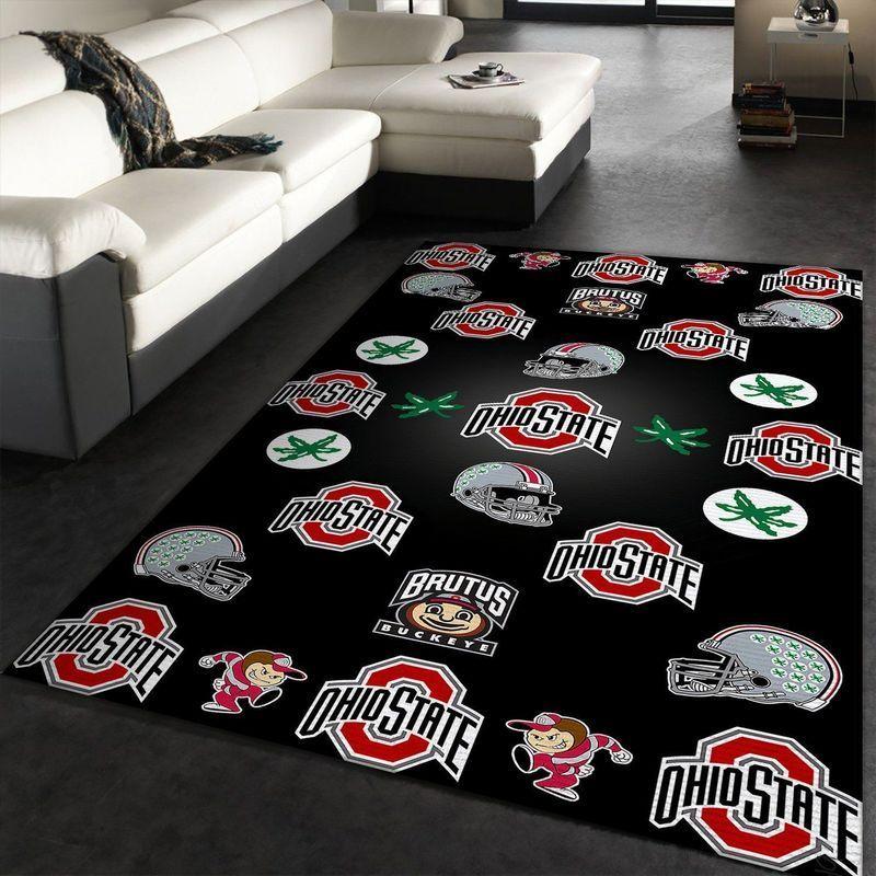 Ohio State Buckeyes Ncaa 4 Area Rug Living Room Bed Room Rug Regtangle Carpet
