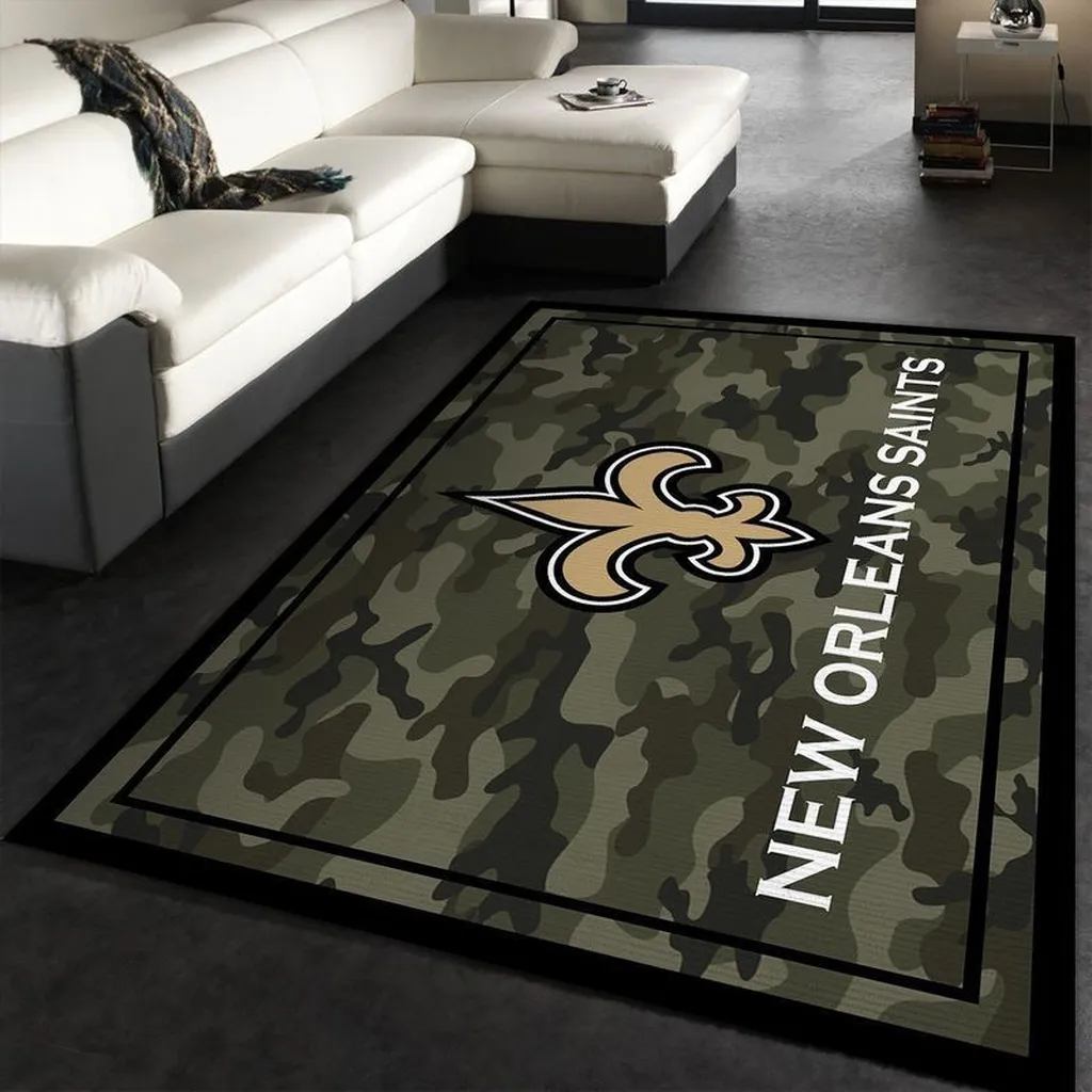 Philadelphia Eagles Rug - Football Field for Living Room Black and Green