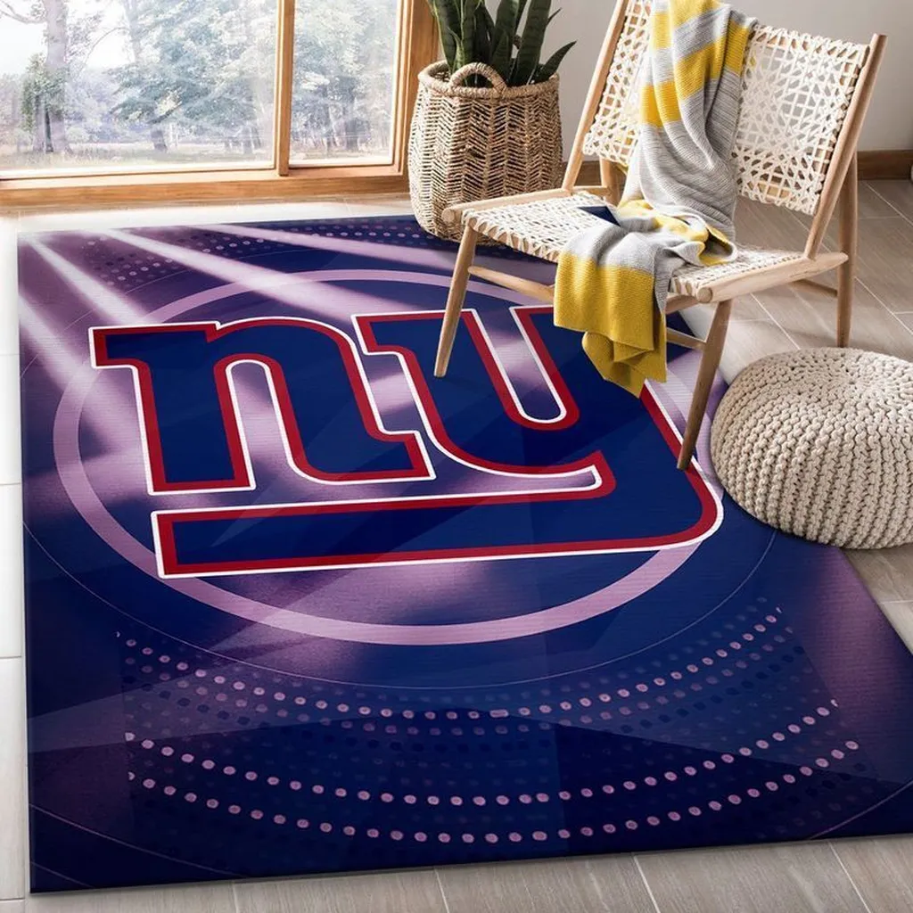 Philadelphia Eagles Rug - Indoor Football Field Carpet Blue and Red