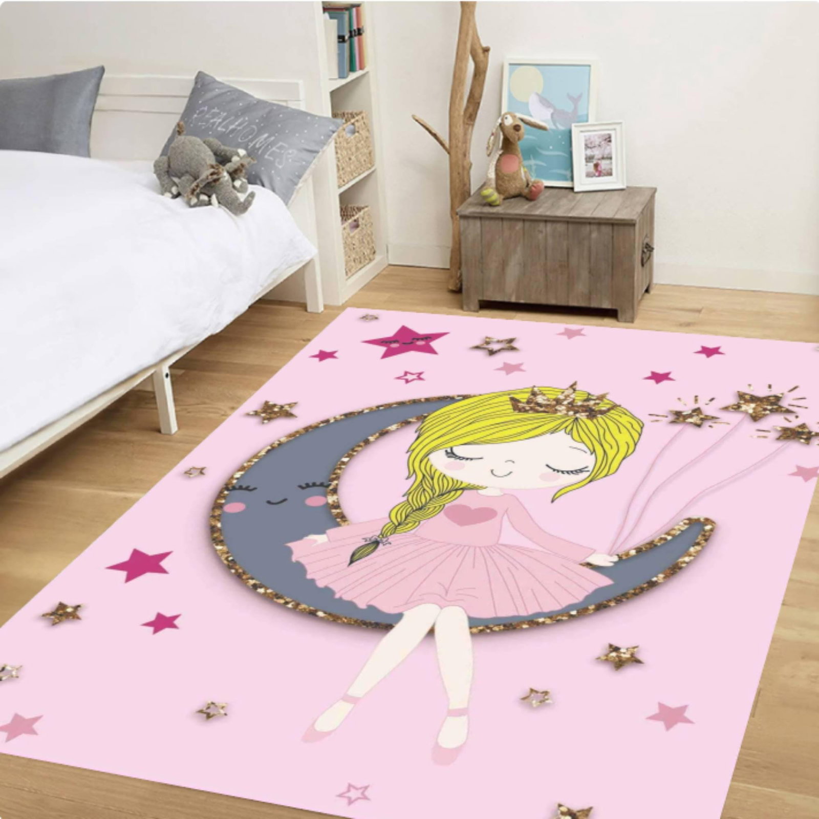 Pink Fairy Girl Star Moon DesignTVC1708387