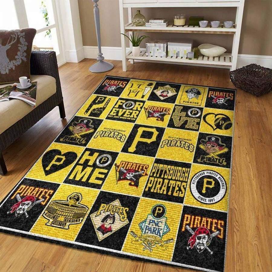 Pittsburgh Pirates Mlb Baseball Area Rug Living Room Rug Rcdd81F30891