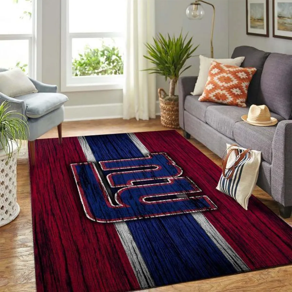 Pittsburgh Steelers Rug - Snoopy for Living Room Decor Blue and Red