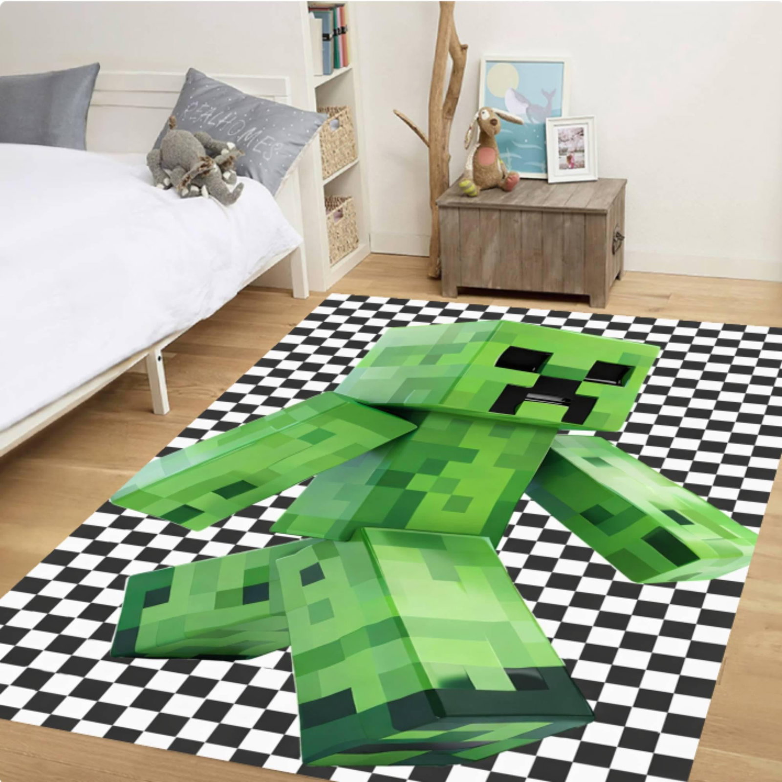 Pixel Monster Kids Area RugTVC1708389