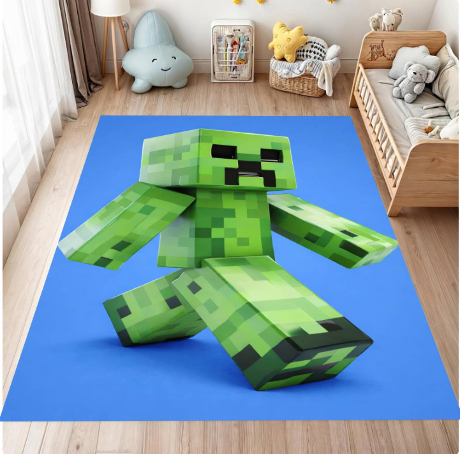 Pixelgroen Monster Kids Rug Washable Rug for GameruimtesTVC1708370