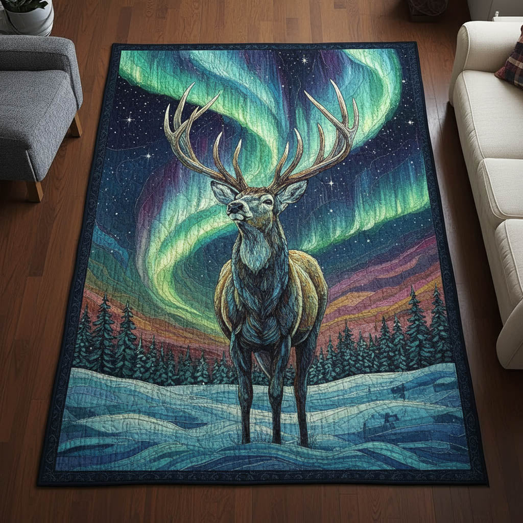 Polar Shimmer Area Rug - Non-Slip Washable 3D Print Rug for Living Room & BedroomTVC2108157