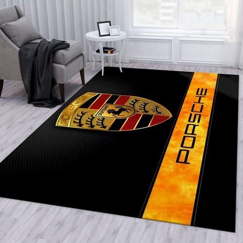 Porsche Logo Ver10 Area Rug Living Room Rug Carpet