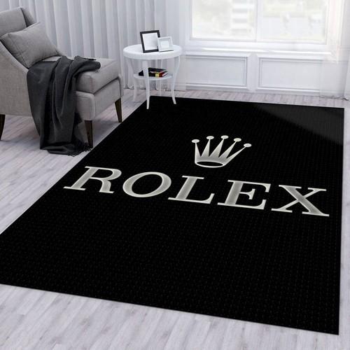 Rolex V Fashion Brand Bedroom Rug Carpet