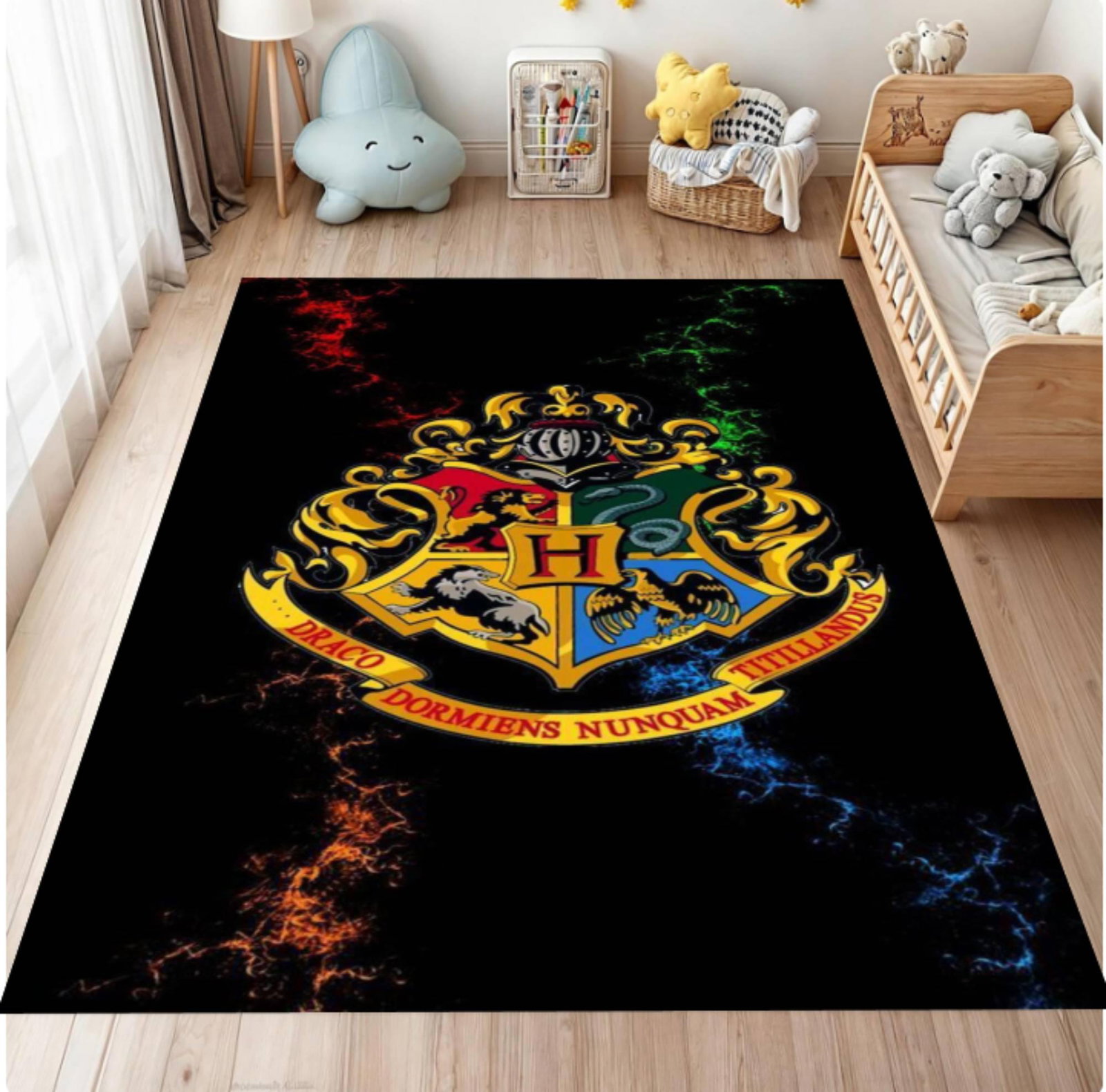Rug Fantasiekam Tovenaarsstijl Dark Academia-decorTVC1708367