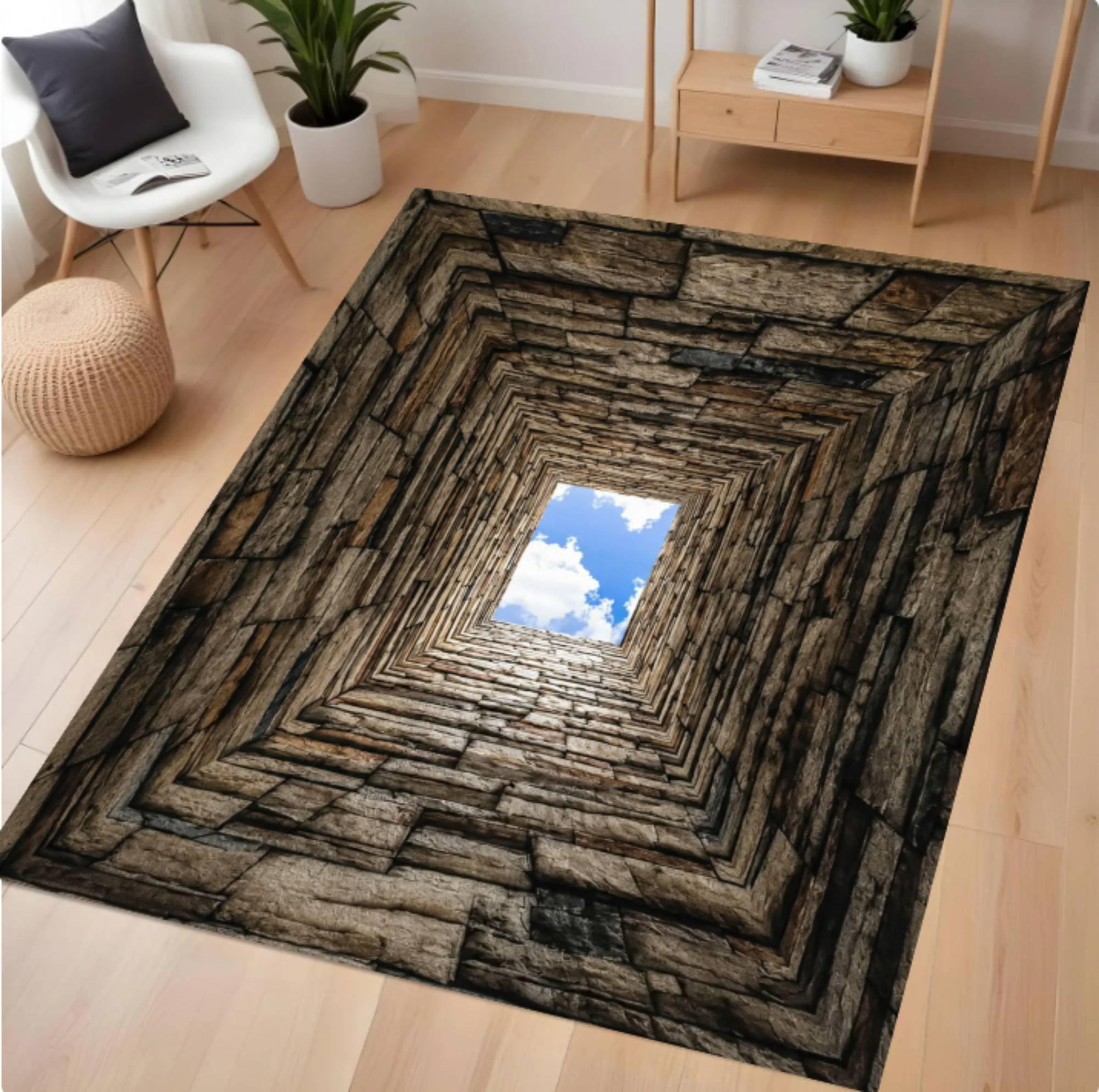 Rug with 3D Optical IllusionTVC1708376