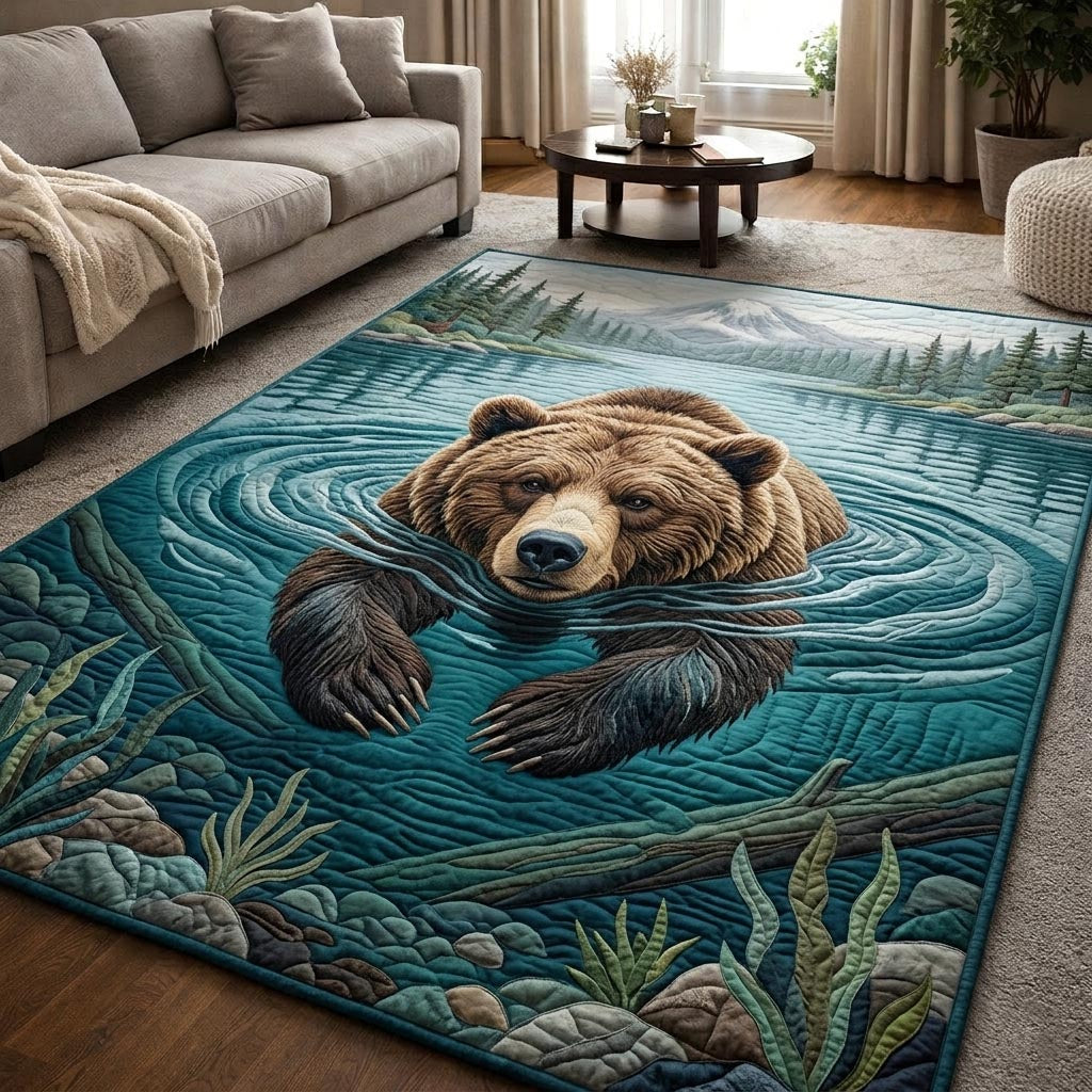 Rustic Guardian Area Rug - Non-Slip Washable 3D Print Rug for Living Room & Bedroom (DesignTVC2108189
