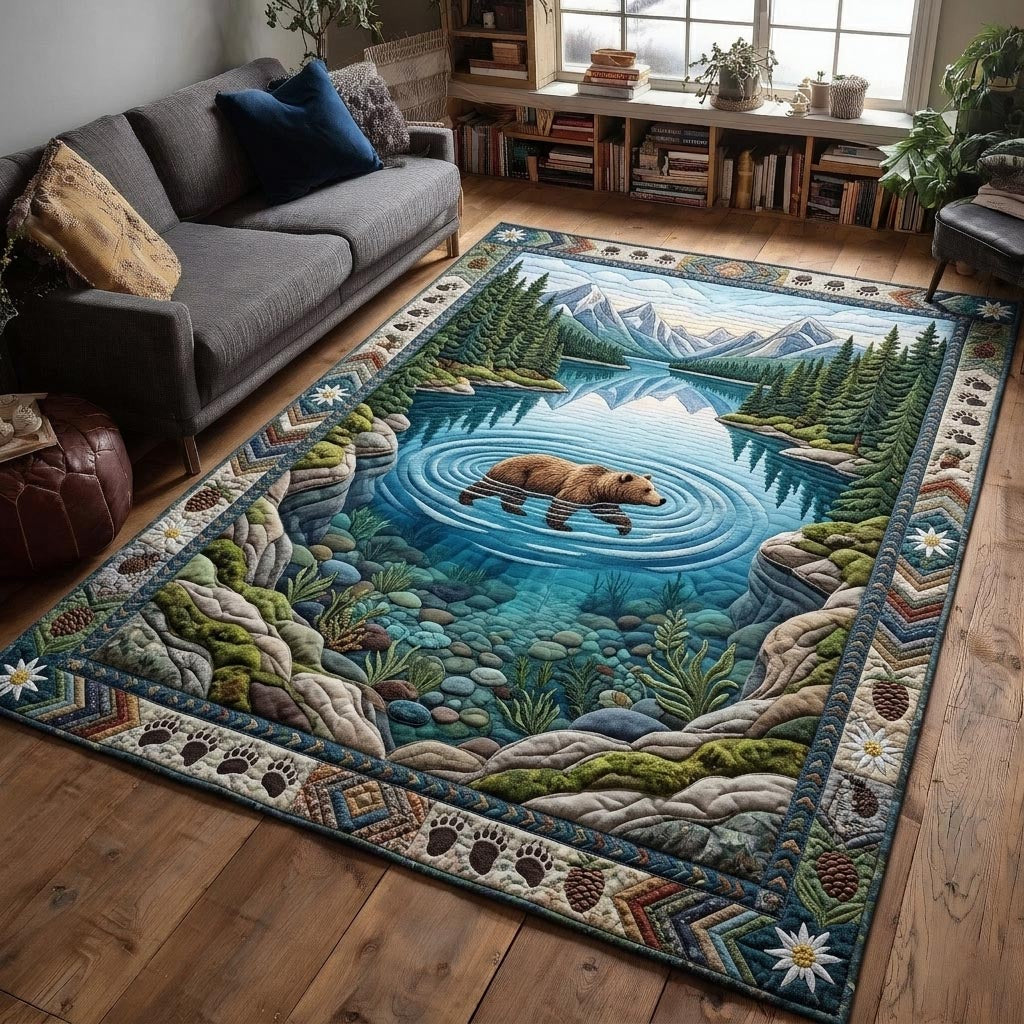 Rustic Guardian Area Rug - Non-Slip Washable 3D Print Rug for Living Room & BedroomTVC2108157