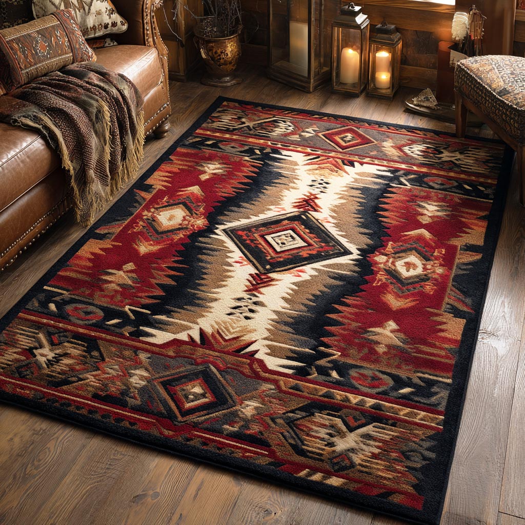 Sacred Lines Area Rug - Non-Slip Washable 3D Print Rug for Living Room & BedroomTVC2108125