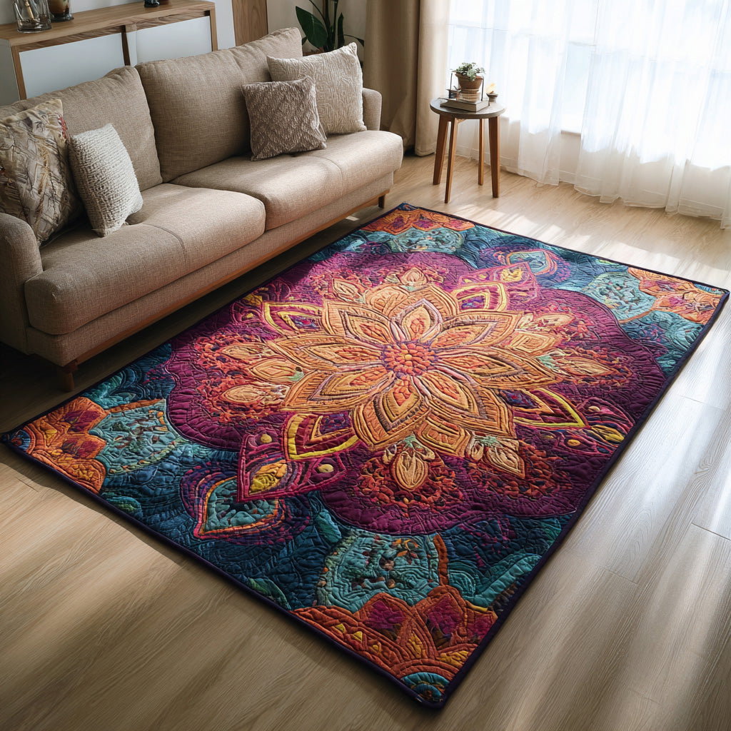 Sage Bloom Area Rug - Non-Slip Washable 3D Print Rug for Living Room & BedroomTVC2108125