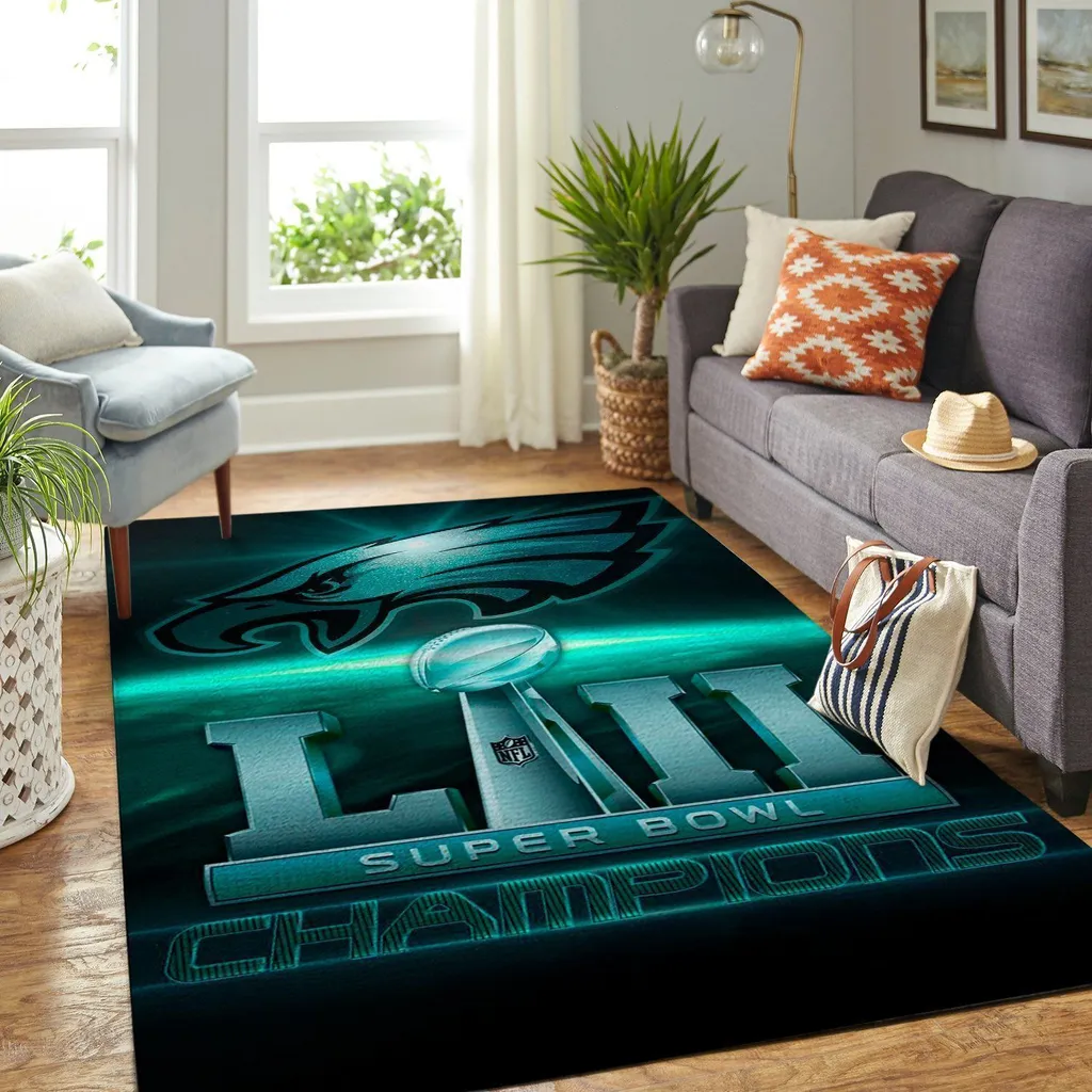 San Francisco 49ers Rug - Area Carpet Durable Floor for Fans Black and Teal