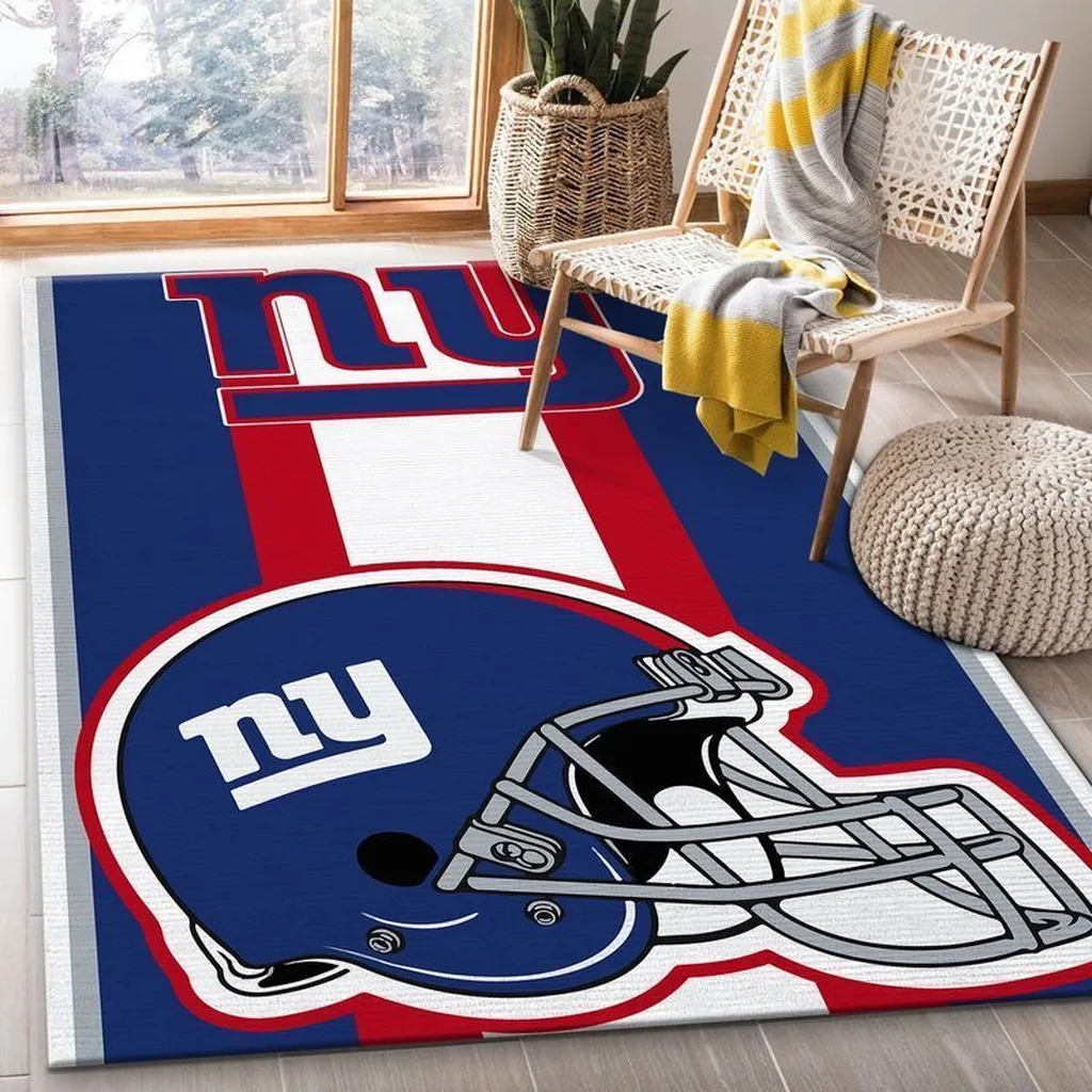 San Francisco 49ers Rug - Camo Team Logo Floor Mat Blue and White