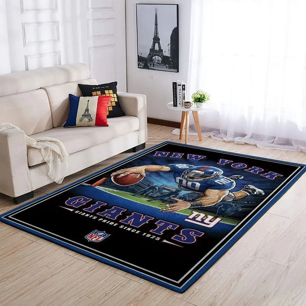 San Francisco 49ers Rug - Fan for Home Decor Black and Blue