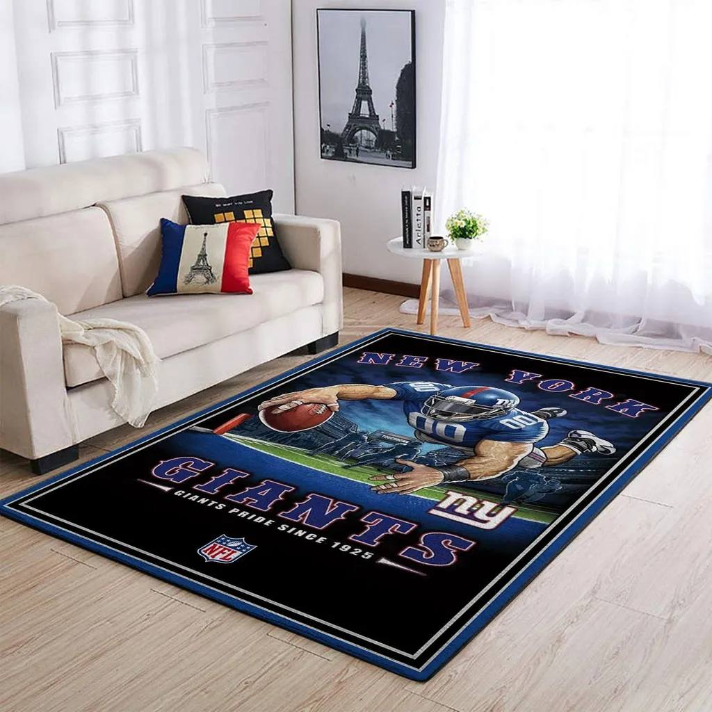 San Francisco 49ers Rug - Levi Stadium Design Carpet Black and Blue