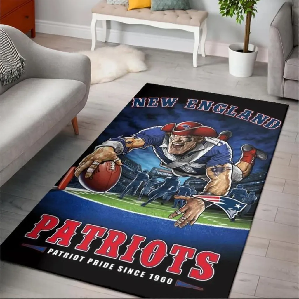San Francisco 49ers Rug - Logo Area for Fans Blue and Red