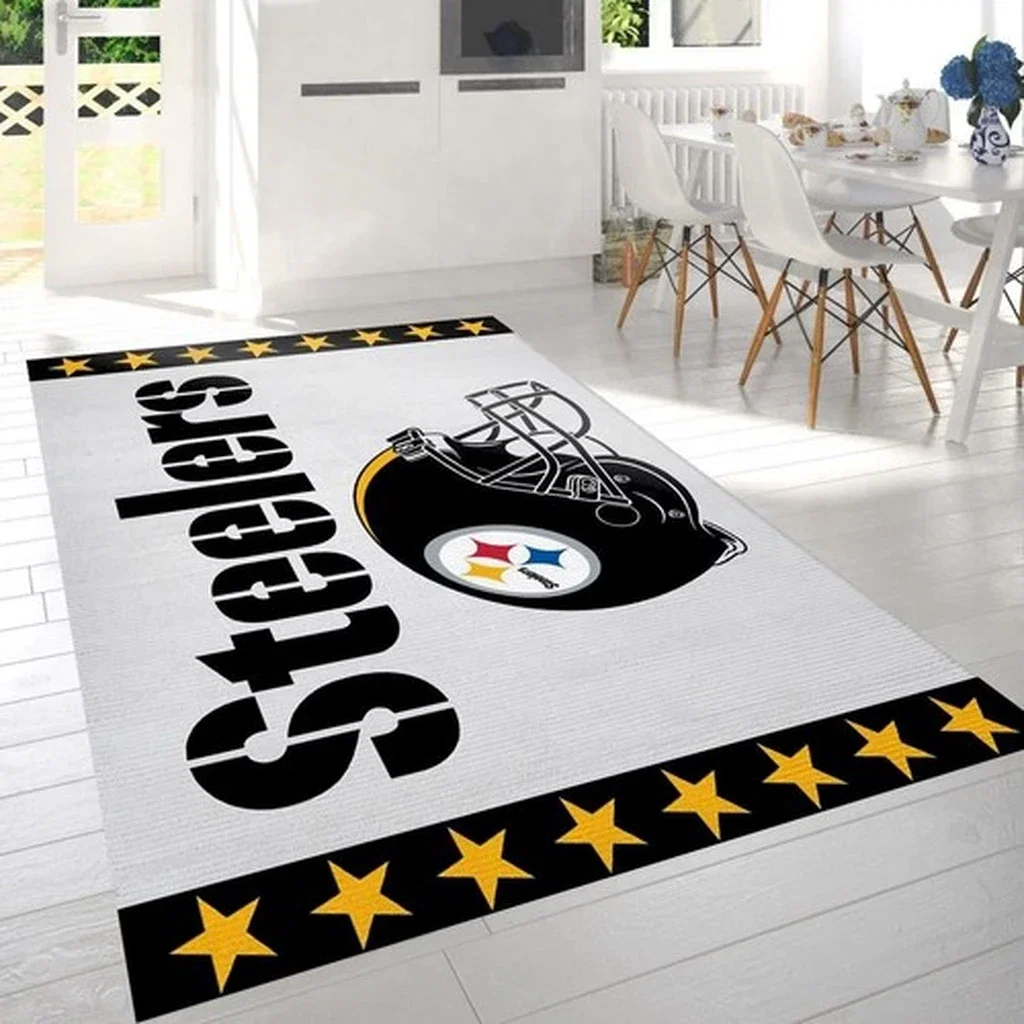 San Francisco 49ers Rug - NFL Logo for Fans Black and White