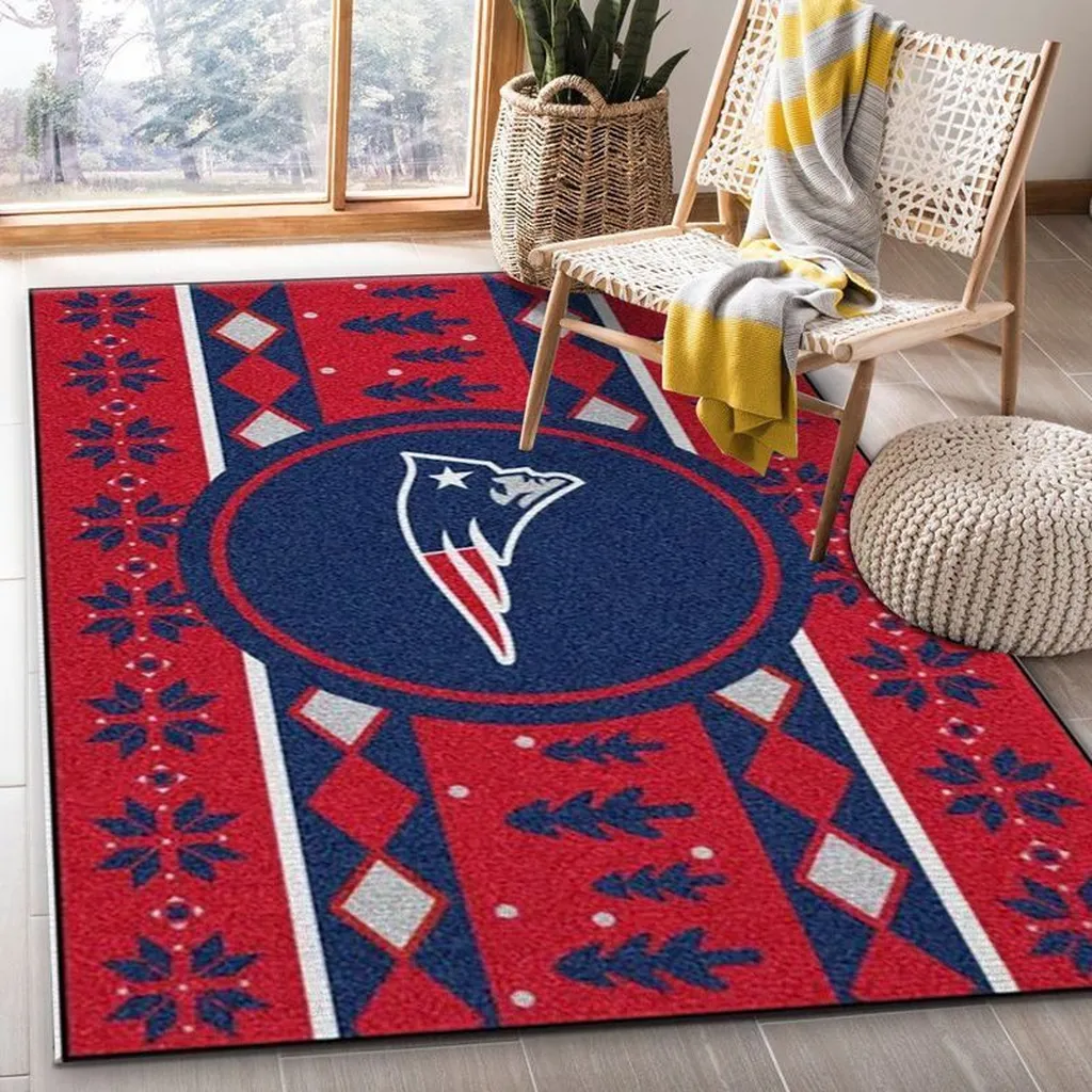San Francisco 49ers Rug - SF Striped Home Perfect for Fans Blue and Red