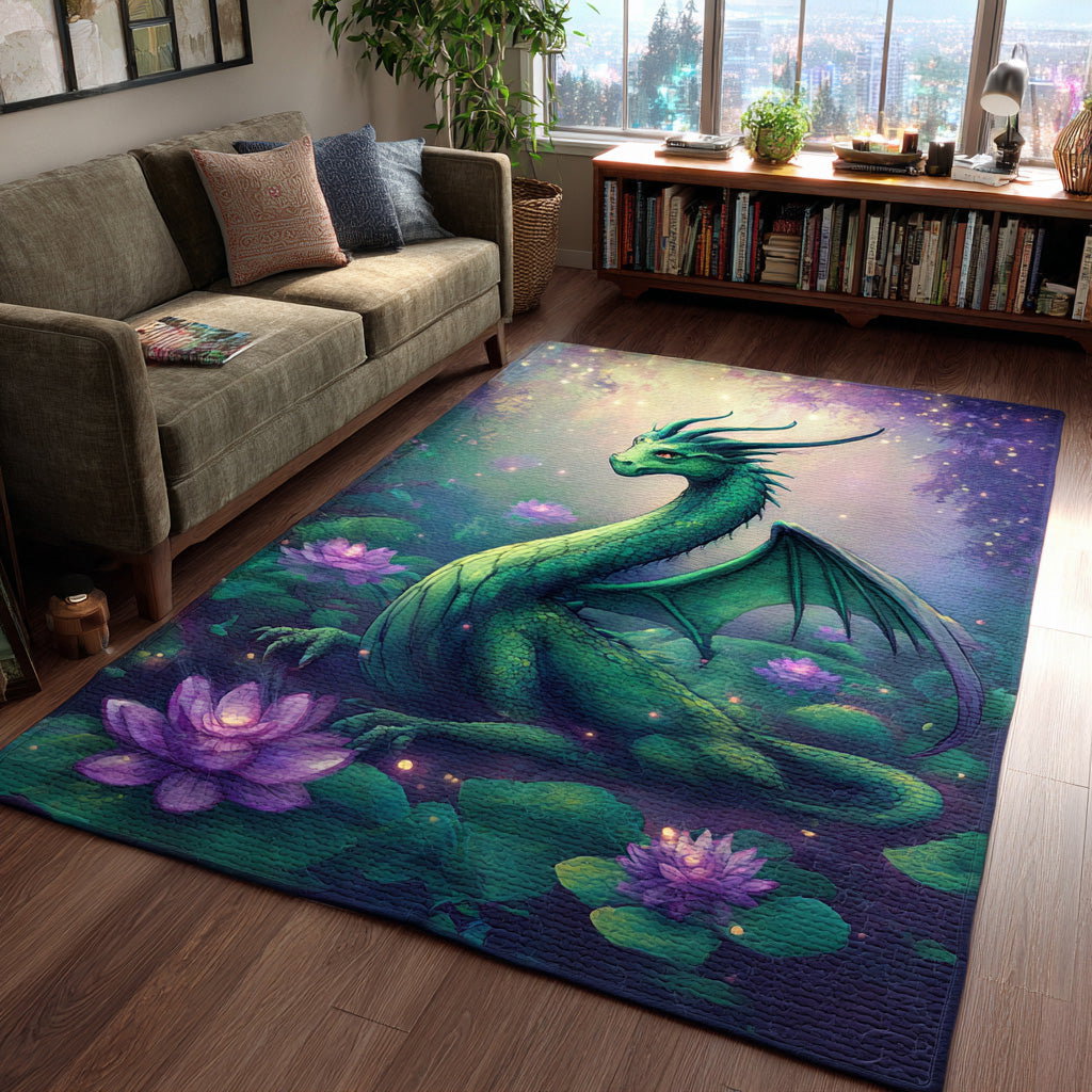 Sapphire Breath Area Rug - Non-Slip Washable 3D Print Rug for Living Room & BedroomTVC2108124