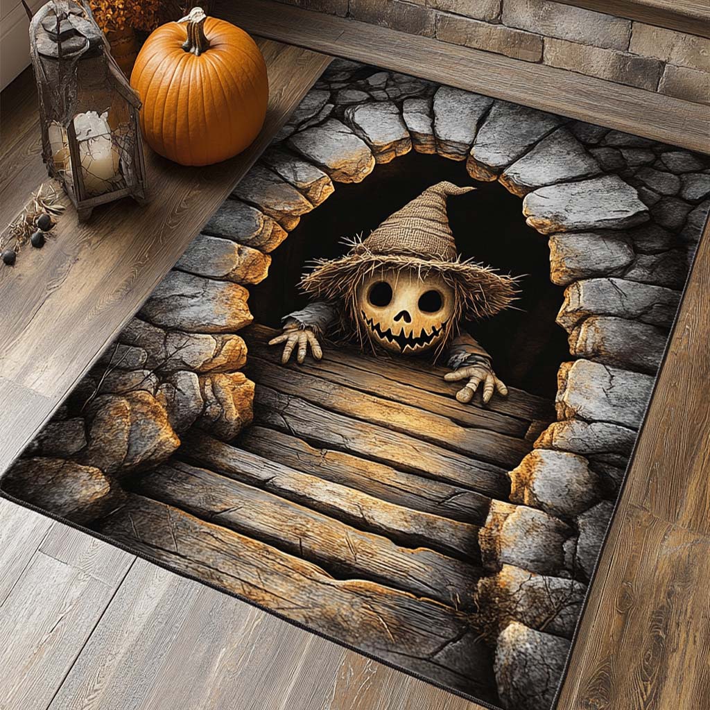 Scarecrow Jack Area Rug - Non-Slip Washable 3D Print Rug for Living Room & BedroomTVC2108124