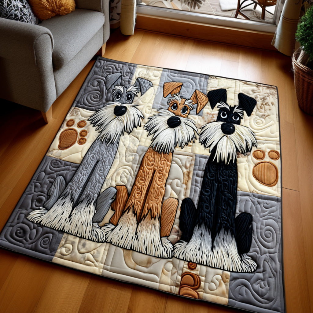 Schnauzer Spirit Area Rug - Non-Slip Washable 3D Print Rug for Living Room & BedroomTVC2108123